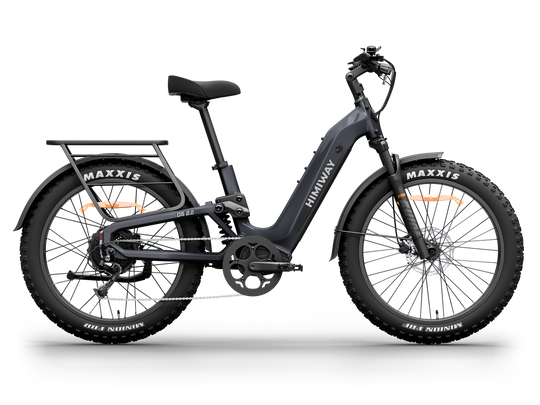 Himiway D5 2.0 ST e-bike in Space Grey, side view
