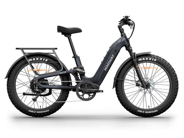 Himiway D5 2.0 ST e-bike in Space Grey, side view