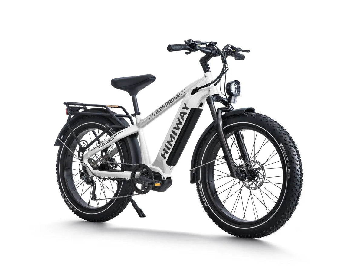 Himiway D5 Pro in White, rear angle