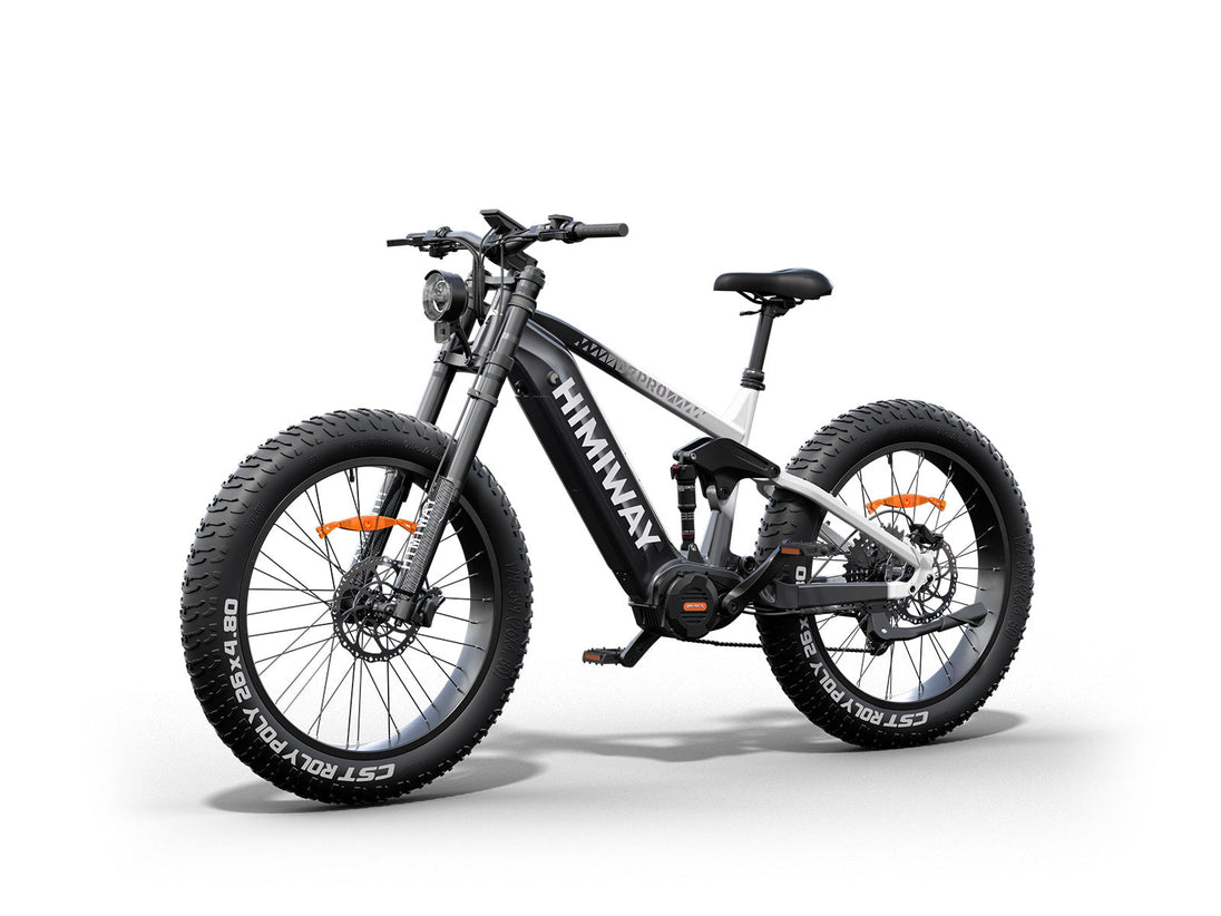 Himiway D7 Pro e-bike, angled view