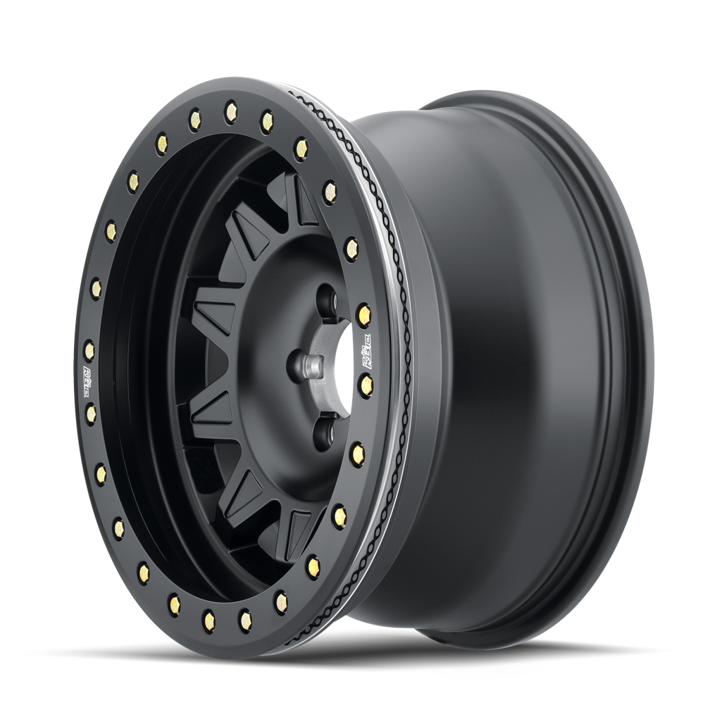 Dirty Life Roadkill Race 9302 Wheel (5/6/8-Lug) – Matte Black / Black Beadlock (Off-Road Use Only)