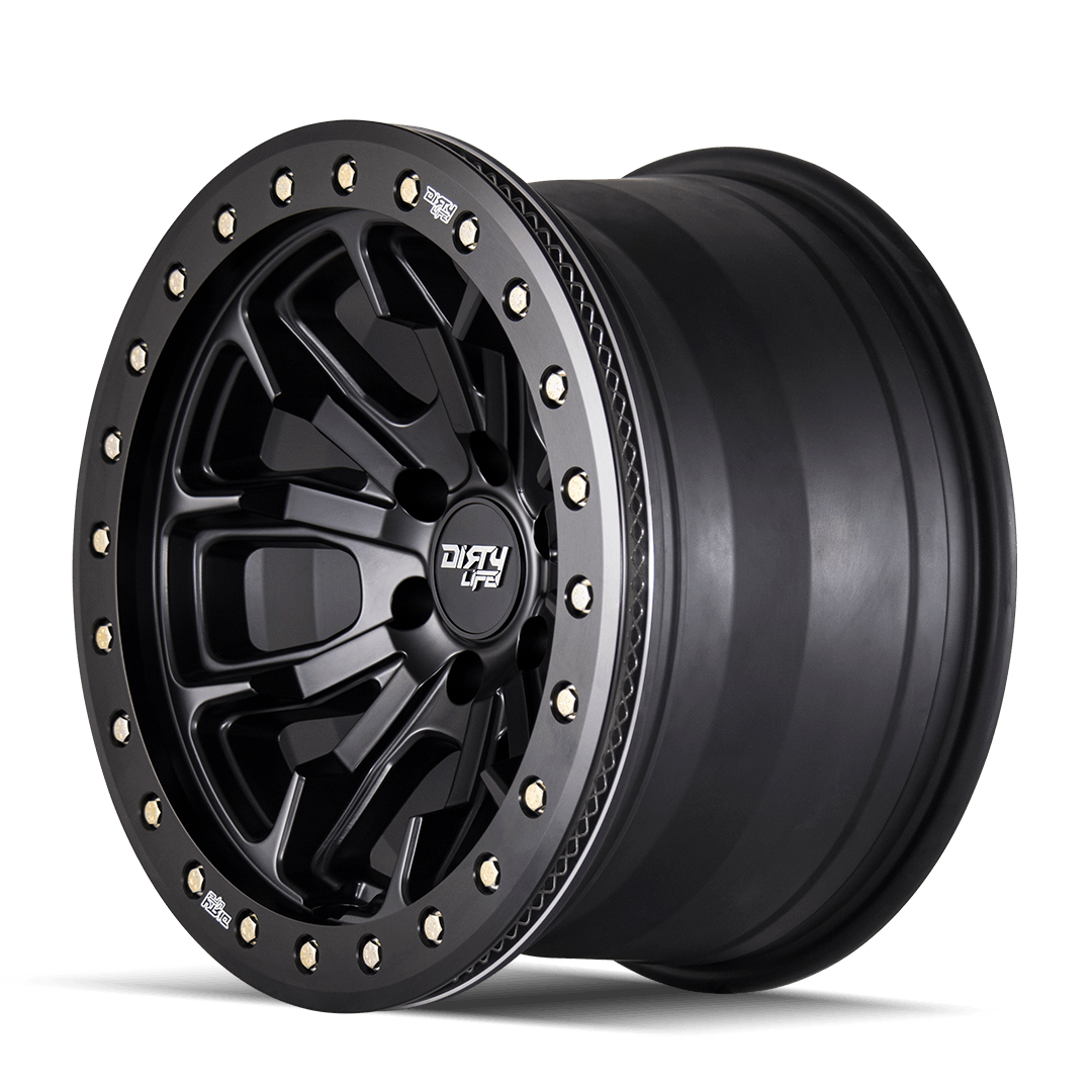 Dirty Life DT-1 9303 Wheel – Matte Black w/ Simulated Ring