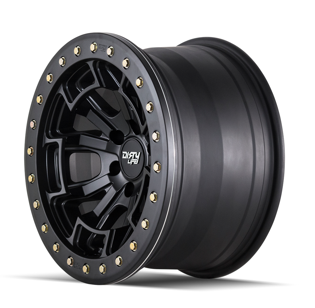 Dirty Life DT-1 9303 Wheel – Matte Black w/ Simulated Ring