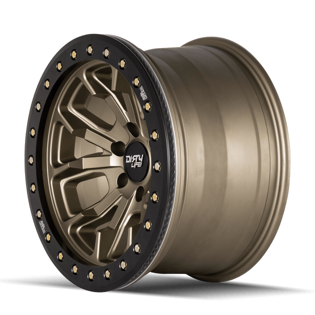 Dirty Life DT-1 9303 Wheel – Matte Gold/Black Simulated Ring
