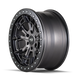 Dirty Life DT-1 9303 Wheel – Matte Gunmetal/Black Simulated Ring