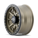 Dirty Life DT-2 9304 Wheel – Satin Gold w/ Simulated Beadlock Ring
