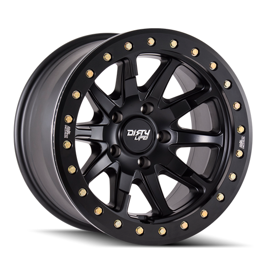 Dirty Life DT-2 9304 Wheel – Matte Black w/ Simulated Ring