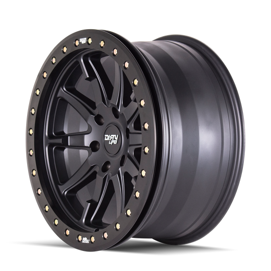 Dirty Life DT-2 9304 Wheel – Matte Black w/ Simulated Ring