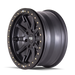 Dirty Life DT-2 9304 Wheel – Matte Black w/ Simulated Ring