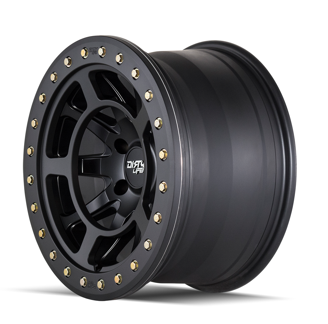 Dirty Life DT-2 9304 Wheel – Matte Black w/ Simulated Ring