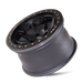 Dirty Life DT-2 9304 Wheel – Matte Black w/ Simulated Ring