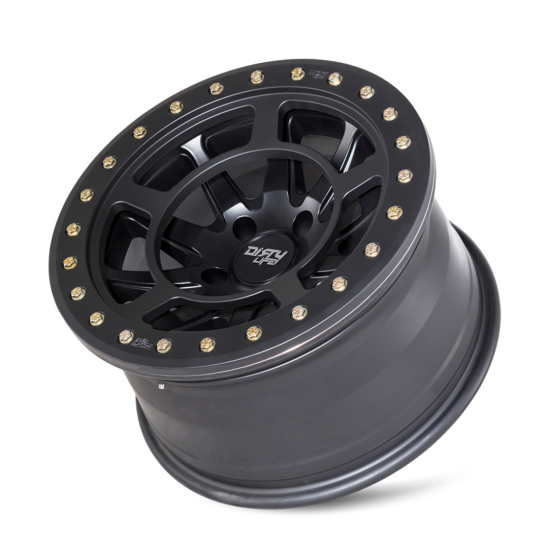 Dirty Life DT-2 9304 Wheel – Matte Black w/ Simulated Ring