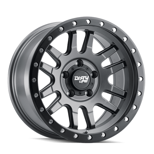 Dirty Life Canyon Pro 9309 Wheel – Satin Graphite w/ Black Lip