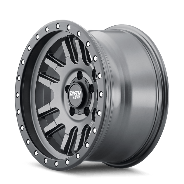 Dirty Life Canyon Pro 9309 Wheel – Satin Graphite w/ Black Lip