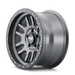 Dirty Life Canyon Pro 9309 Wheel – Satin Graphite w/ Black Lip