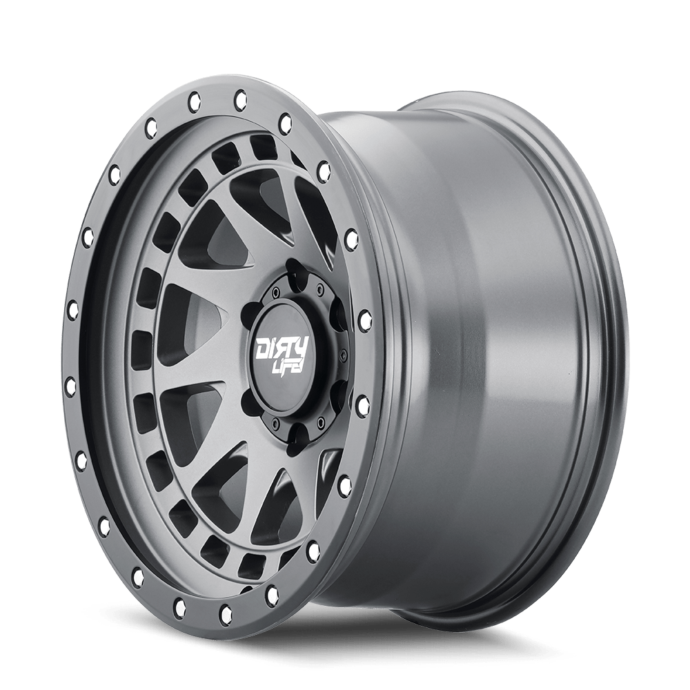 Dirty Life Enigma 9311 Wheel – Satin Graphite w/ Black Lip