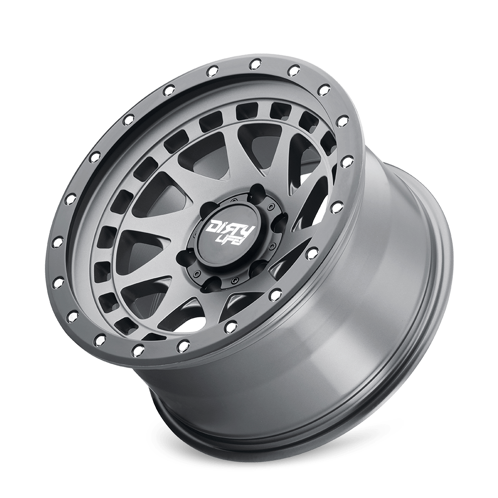 Dirty Life Enigma 9311 Wheel – Satin Graphite w/ Black Lip