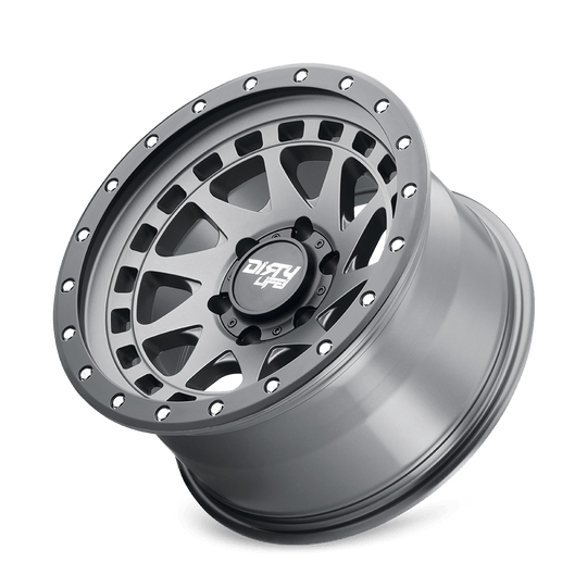 Dirty Life Enigma 9311 Wheel – Satin Graphite w/ Black Lip