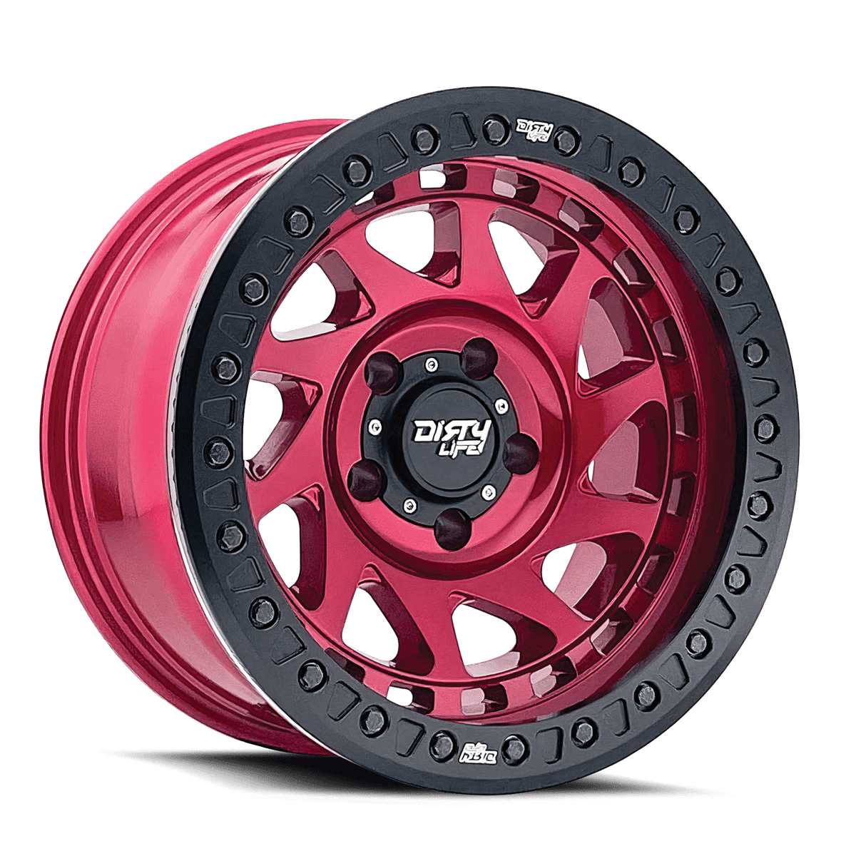 Dirty Life Enigma Race 9313 Wheel – Crimson Candy Red