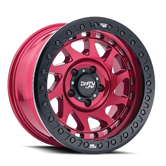 Dirty Life Enigma Race 9313 Wheel – Crimson Candy Red