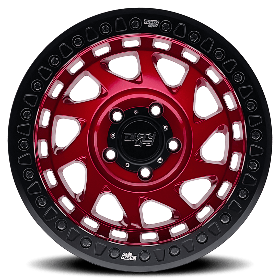 Dirty Life Enigma Race 9313 Wheel – Crimson Candy Red