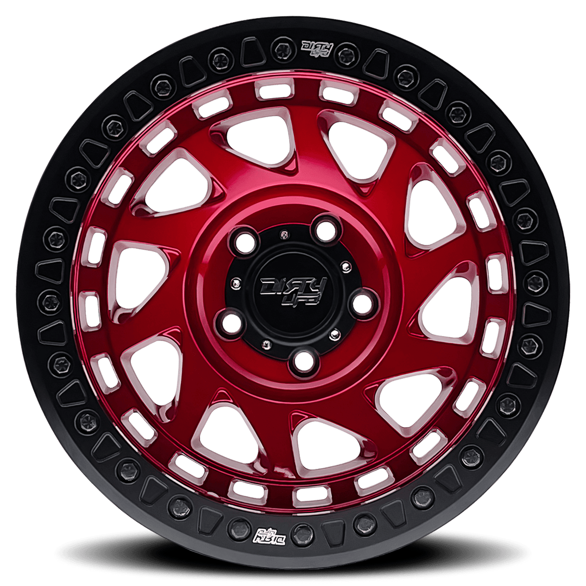 Dirty Life Enigma Race 9313 Wheel – Crimson Candy Red