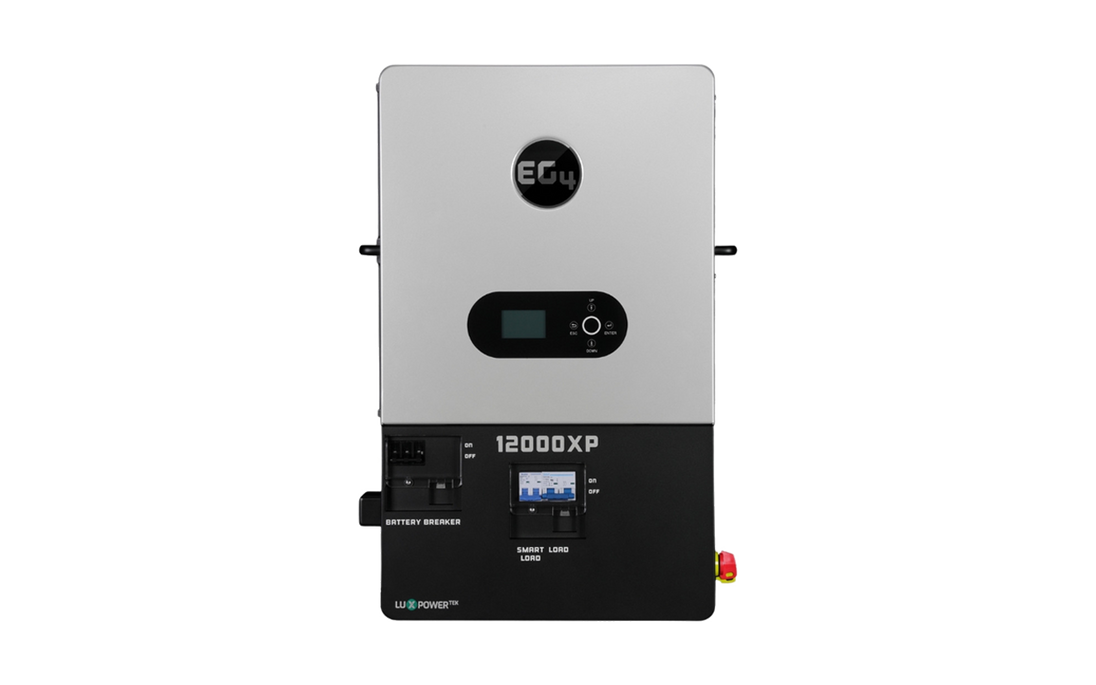 EG4 12000XP V2 off-grid inverter, front view