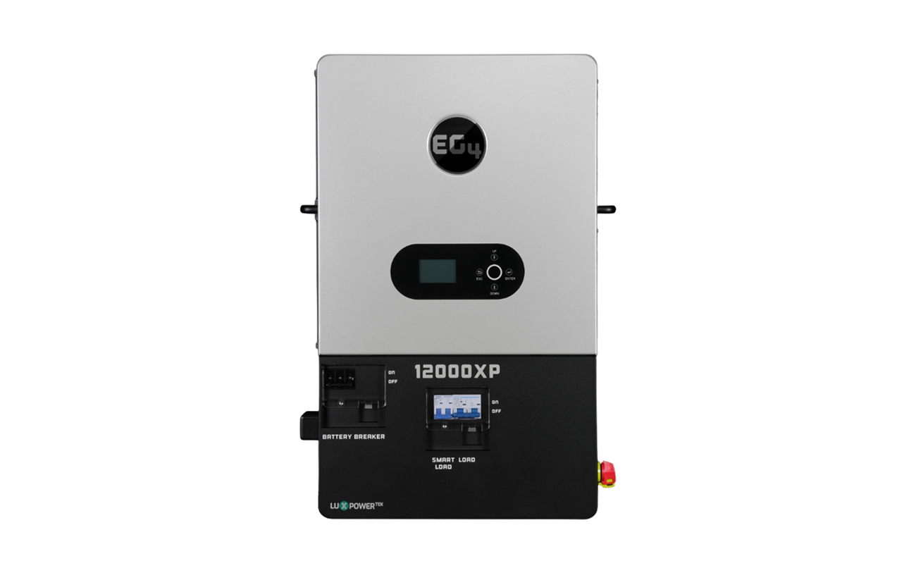 EG4 12000XP V2 off-grid inverter, front view