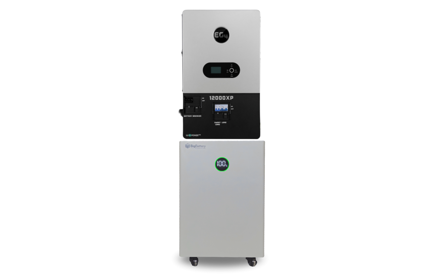 BigBattery NEXUS battery with EG4 12000XP V2 off-grid inverter kit