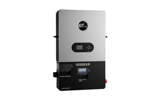 EG4 12000XP V2 off-grid inverter, right angle view