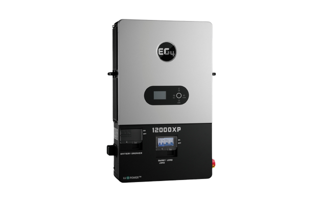 EG4 12000XP V2 off-grid inverter, right angle view