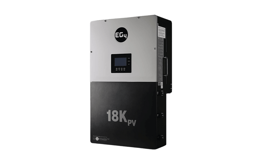 EG4 18kPV hybrid solar inverter, second angle view