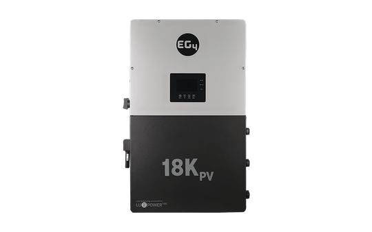 EG4 18kPV hybrid solar inverter, front view