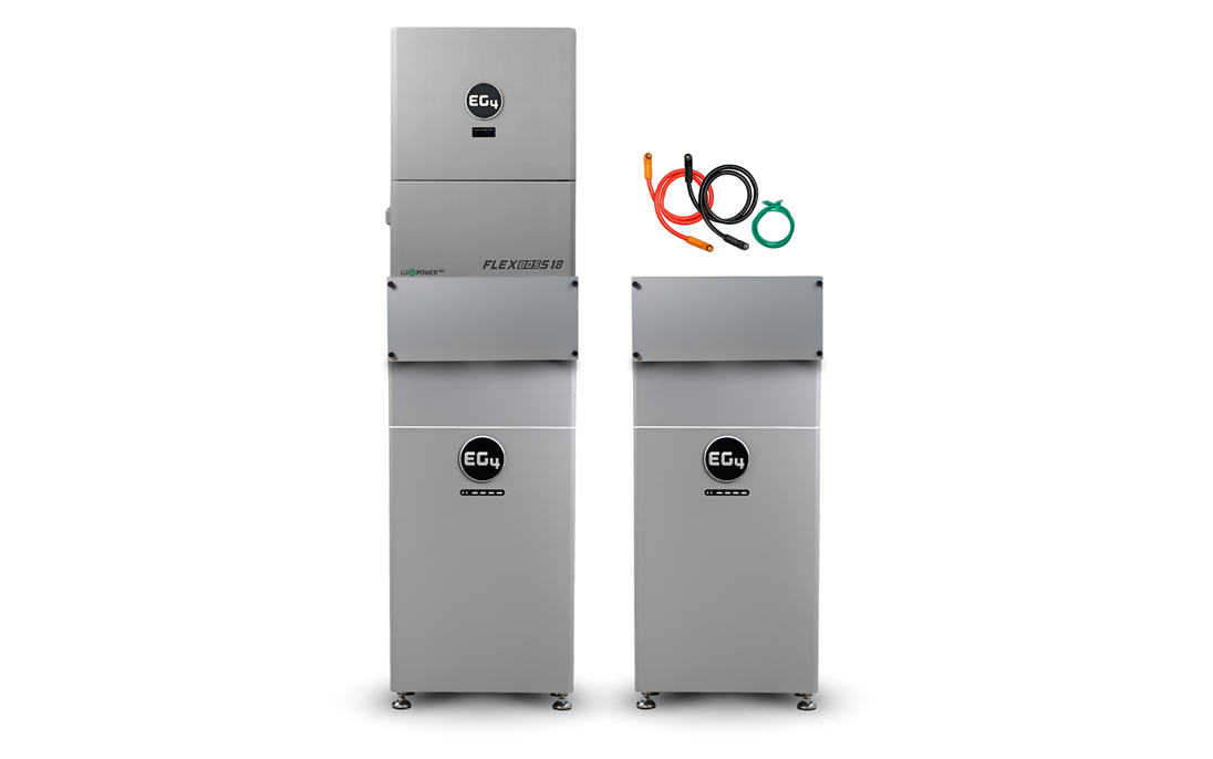 2x EG4 314Ah Indoor batteries with FlexBOSS18