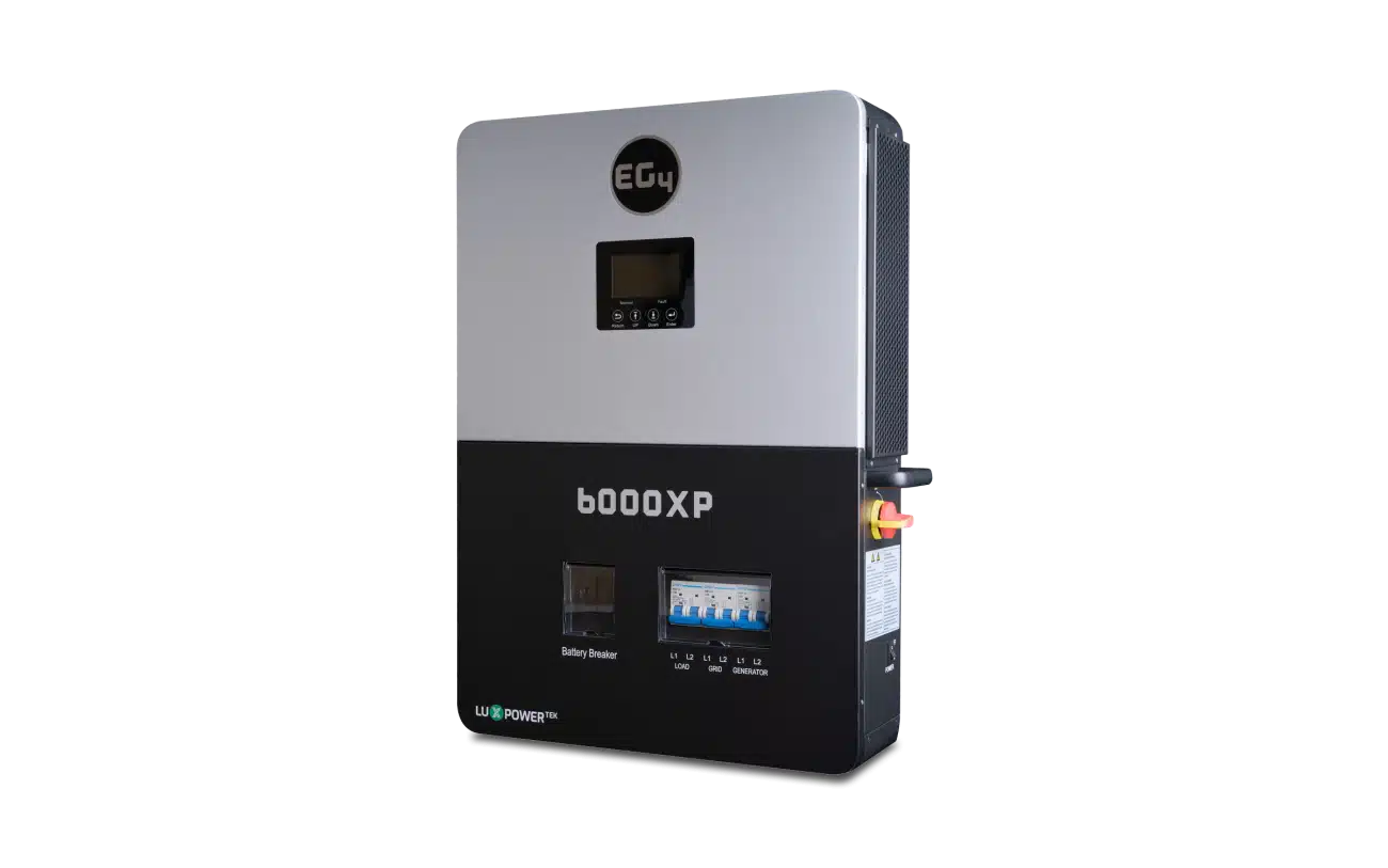 EG4 6000XP off-grid inverter, right side view