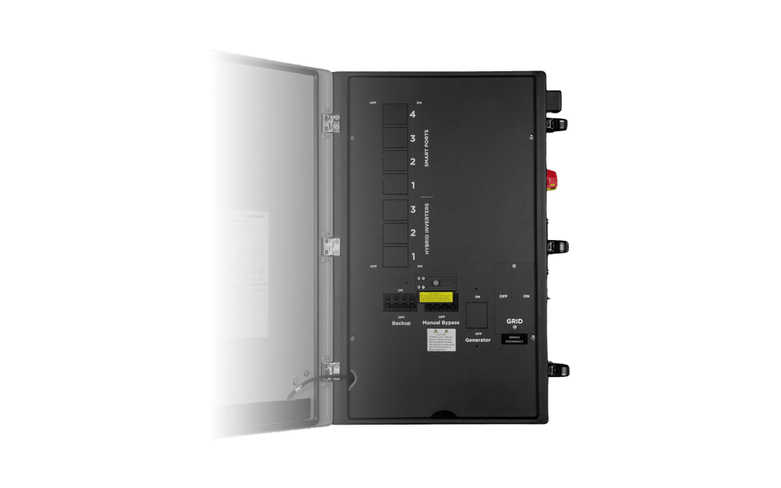 EG4 GridBOSS 200A MID with enclosure open