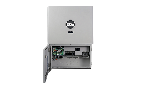 EG4 FlexBOSS18 hybrid solar inverter, angle view