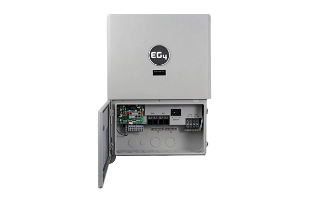 EG4 FlexBOSS18 hybrid solar inverter, angle view