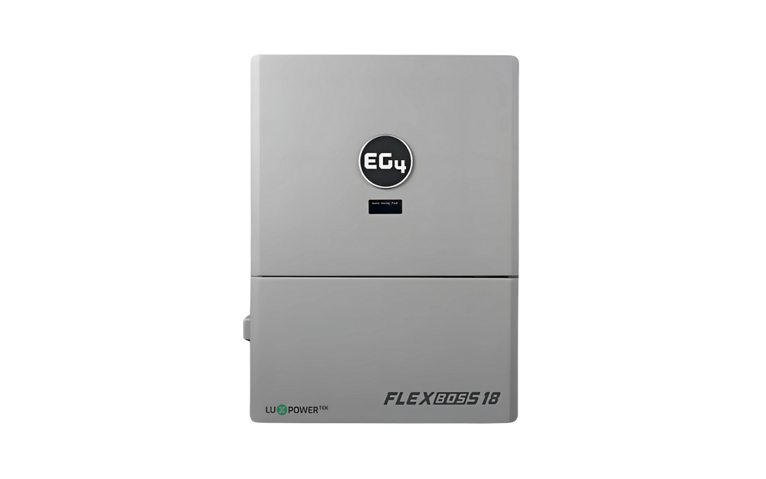 EG4 FlexBOSS18 hybrid solar inverter, front view