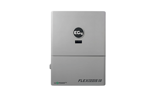 EG4 FlexBOSS18 hybrid solar inverter, front view