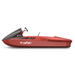 Red EWAVE Formula Future EWE1 electric jet boat, side profile
