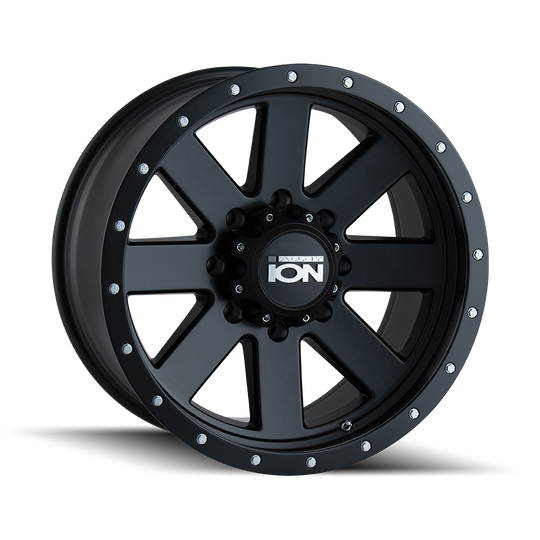 ION Style 134 Wheel – Matte Black / Black Beadlock