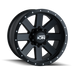 ION Style 134 Wheel – Matte Black / Black Beadlock
