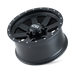 ION Style 134 Wheel – Matte Black / Black Beadlock