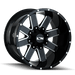 ION Style 141 Wheel – Black/Milled Spokes