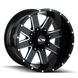ION Style 141 Wheel – Black/Milled Spokes