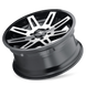 ION Style 142 Wheel – Black w/ Machined Spokes
