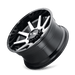 ION Style 143 Wheel – Gloss Black w/ Machined Face
