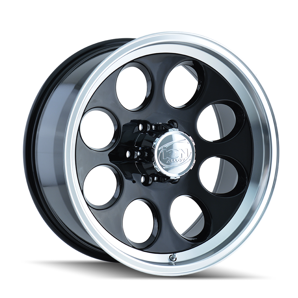 ION Style 171 Wheel – Black / Machined Lip