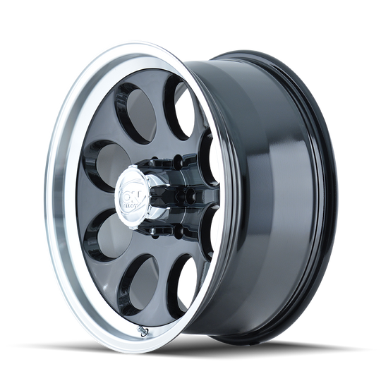 ION Style 171 Wheel – Black / Machined Lip